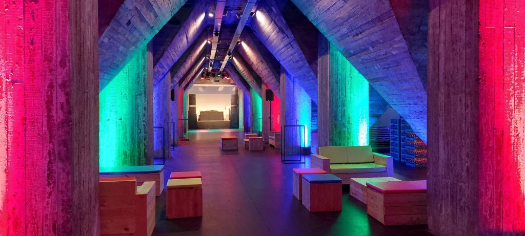 Salle des Trémies pour une silent disco night